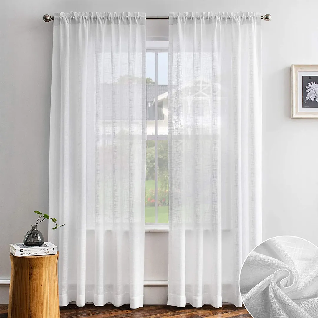 Cortinas Tull Lino
